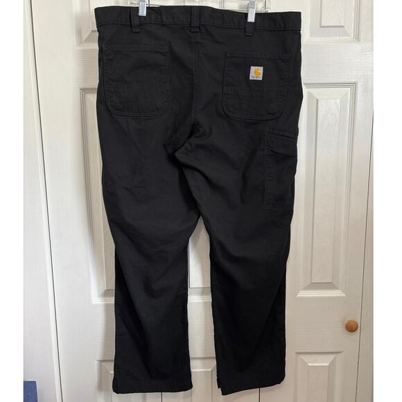 Carhartt Black Relaxed Fit Rugged Flex Work Pants 40x28 - Picture 5 of 12